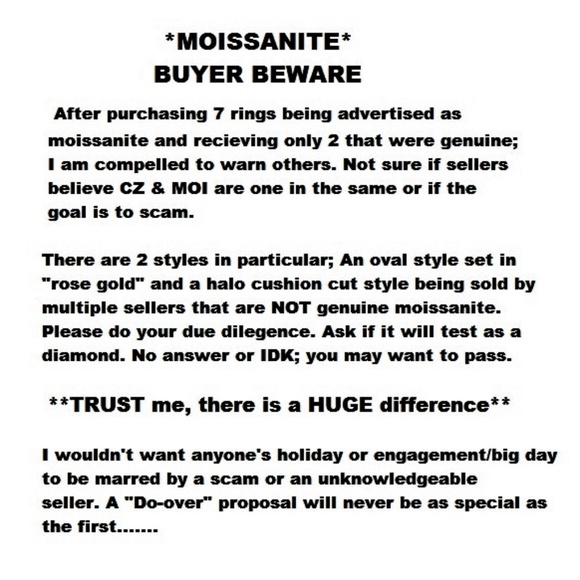 moissanite Jewelry - Before you purchase a moissanite